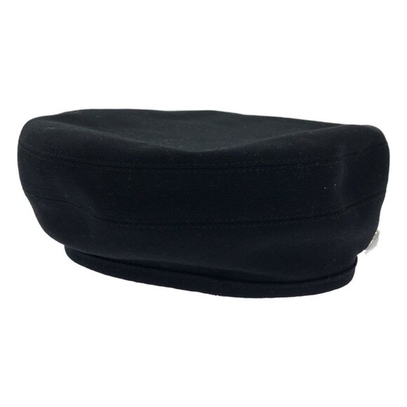 Hermes Saint Honore Hosey & Hoody Cotton Beret 57 Black main image 5
